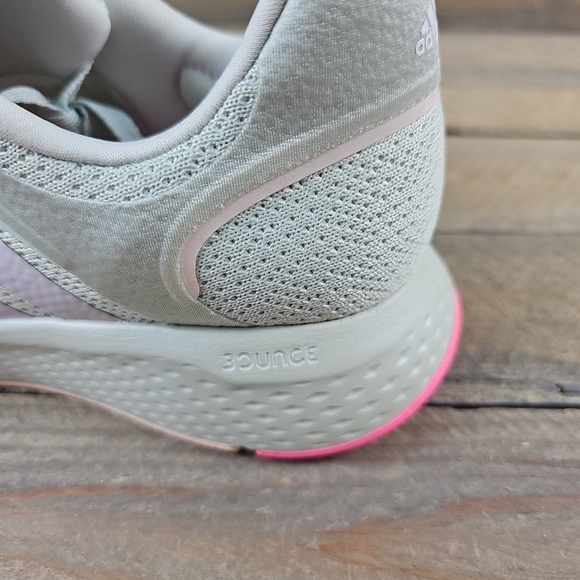 adidas Edge Lux 5 Women's Running Casual Shoes Linen Green/White - Picture 8 of 10